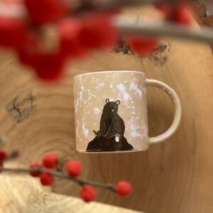 Kubek TATRZAŃSKA KOLEKCJA niedźwiadek różowe ciapki (Kopia)