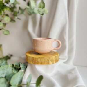 Filiżanka na espresso różowa