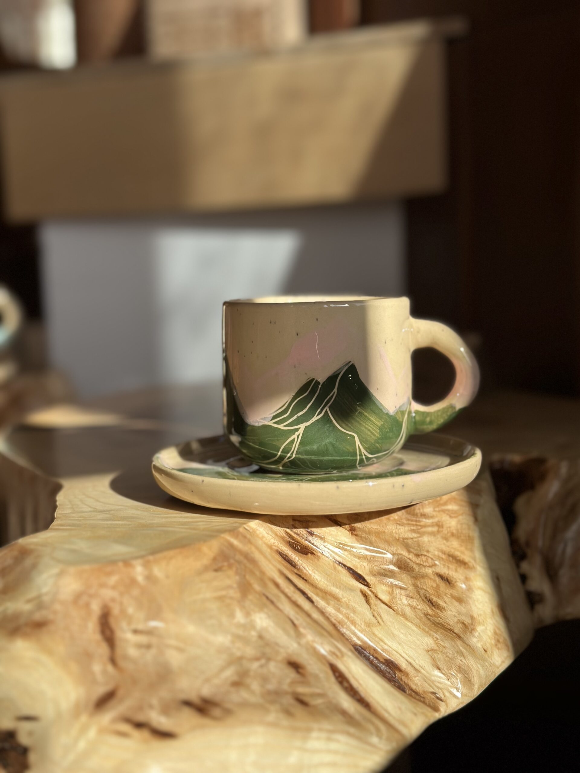 Filiżanka GÓRY różowa 200 ml