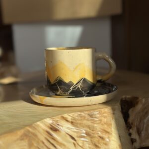 Filiżanka GÓRY żółta 200ml