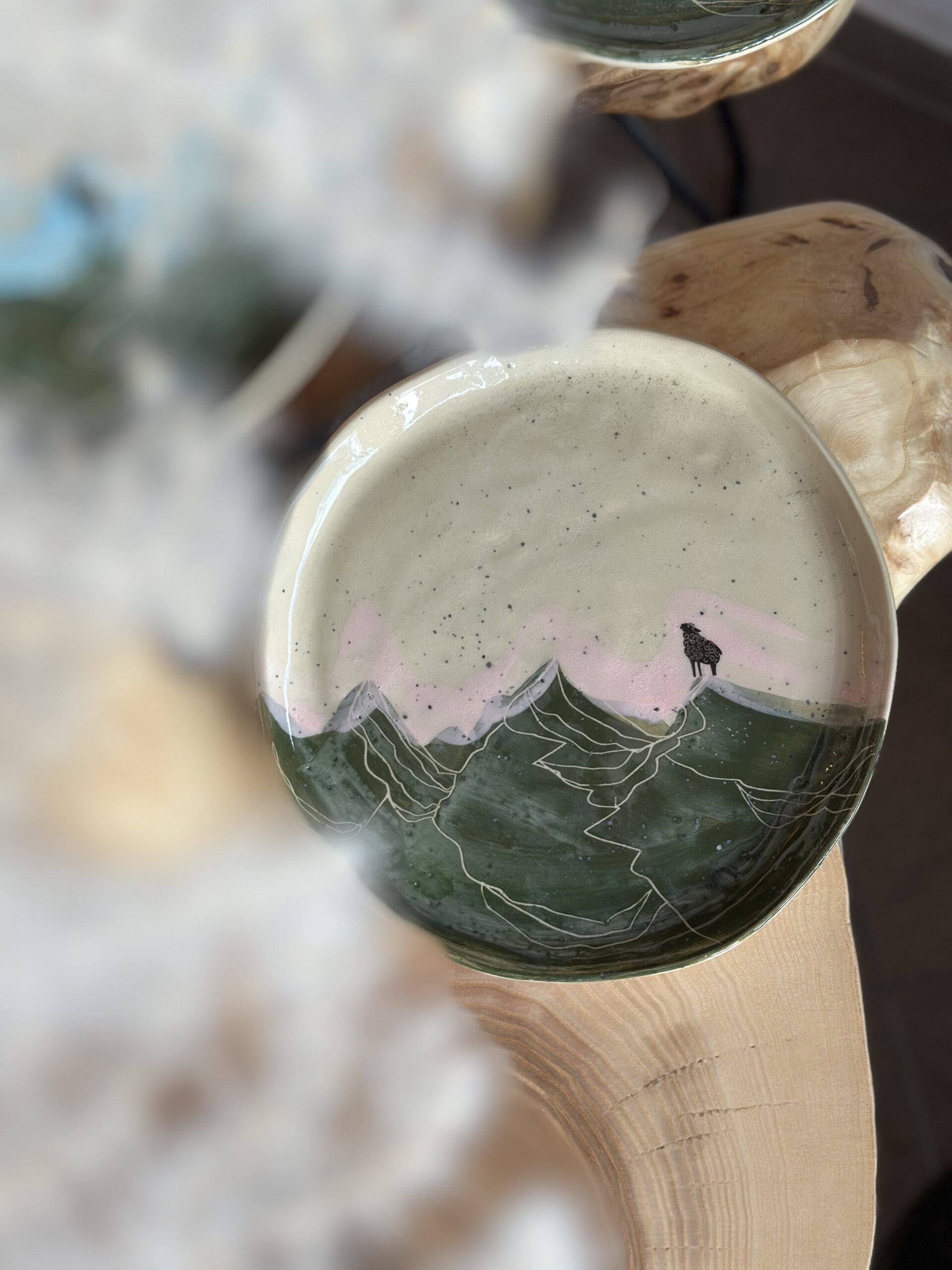 Talerz Tatry z owcą