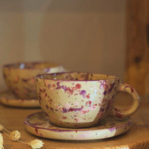 Filiżanka ciapki pastelowe 300 ml