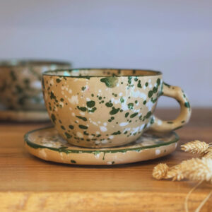 Filiżanka ciapki zielone 300 ml