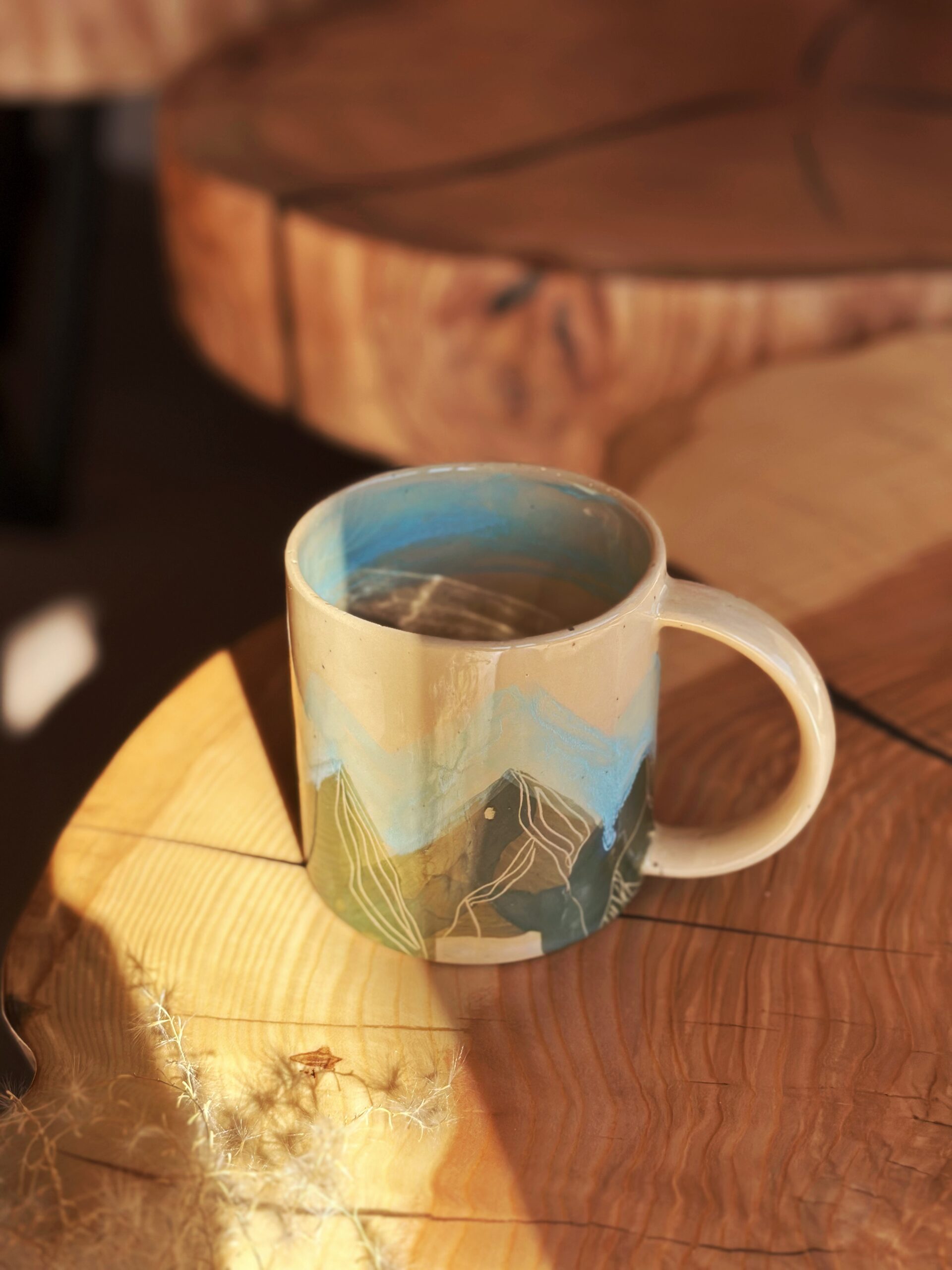 Kubek TATRY wiosenne niebieskie - obrazek 2