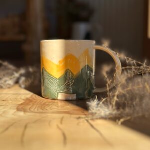 Kubek TATRY wiosenne o zachodzie słońca