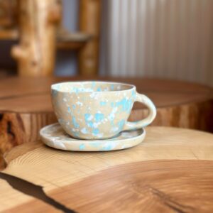 Filiżanka ciapki niebieskie 300ml