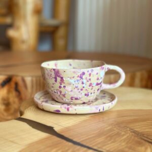 Filiżanka ciapki pastelowe 300 ml